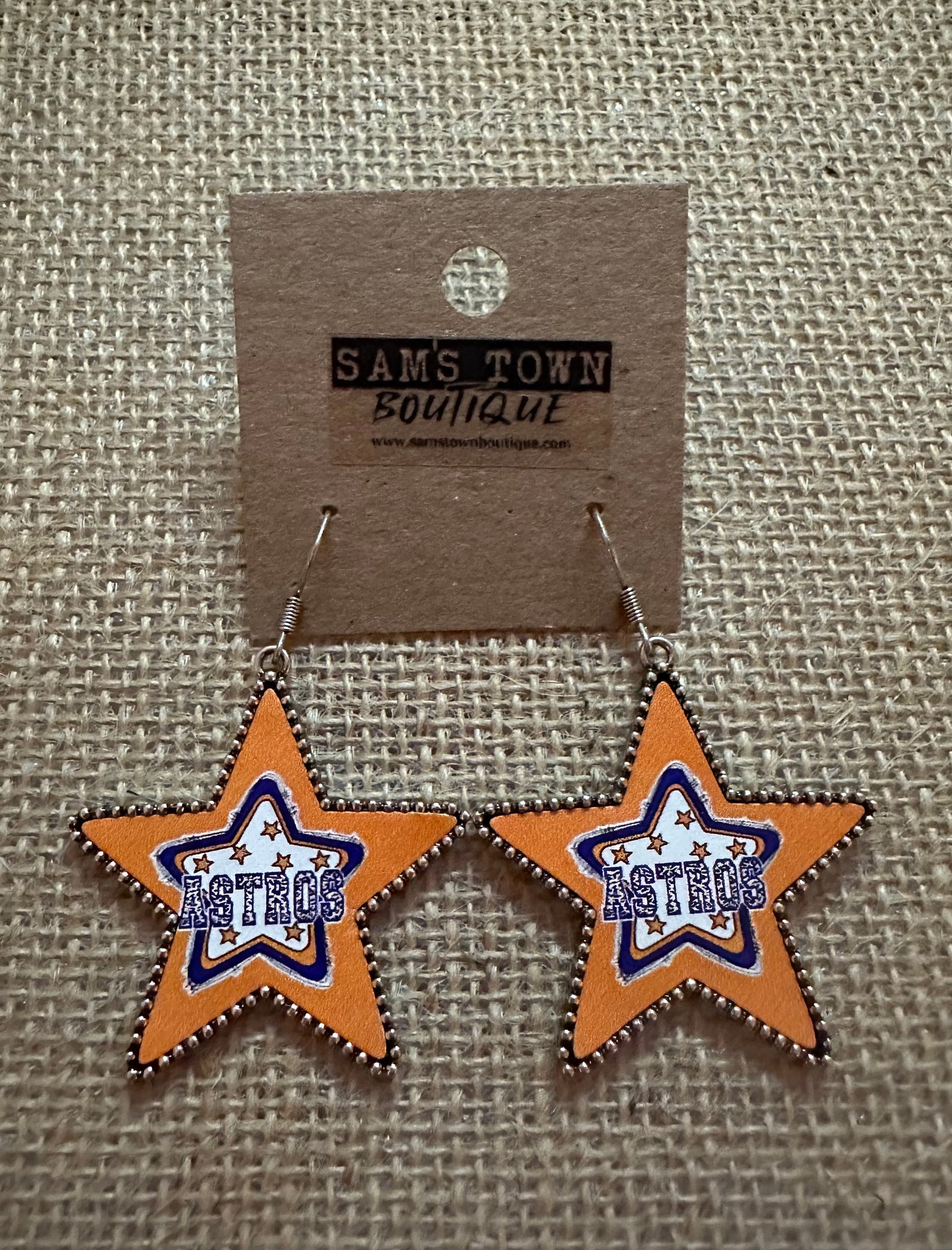 Astros Star Earrings