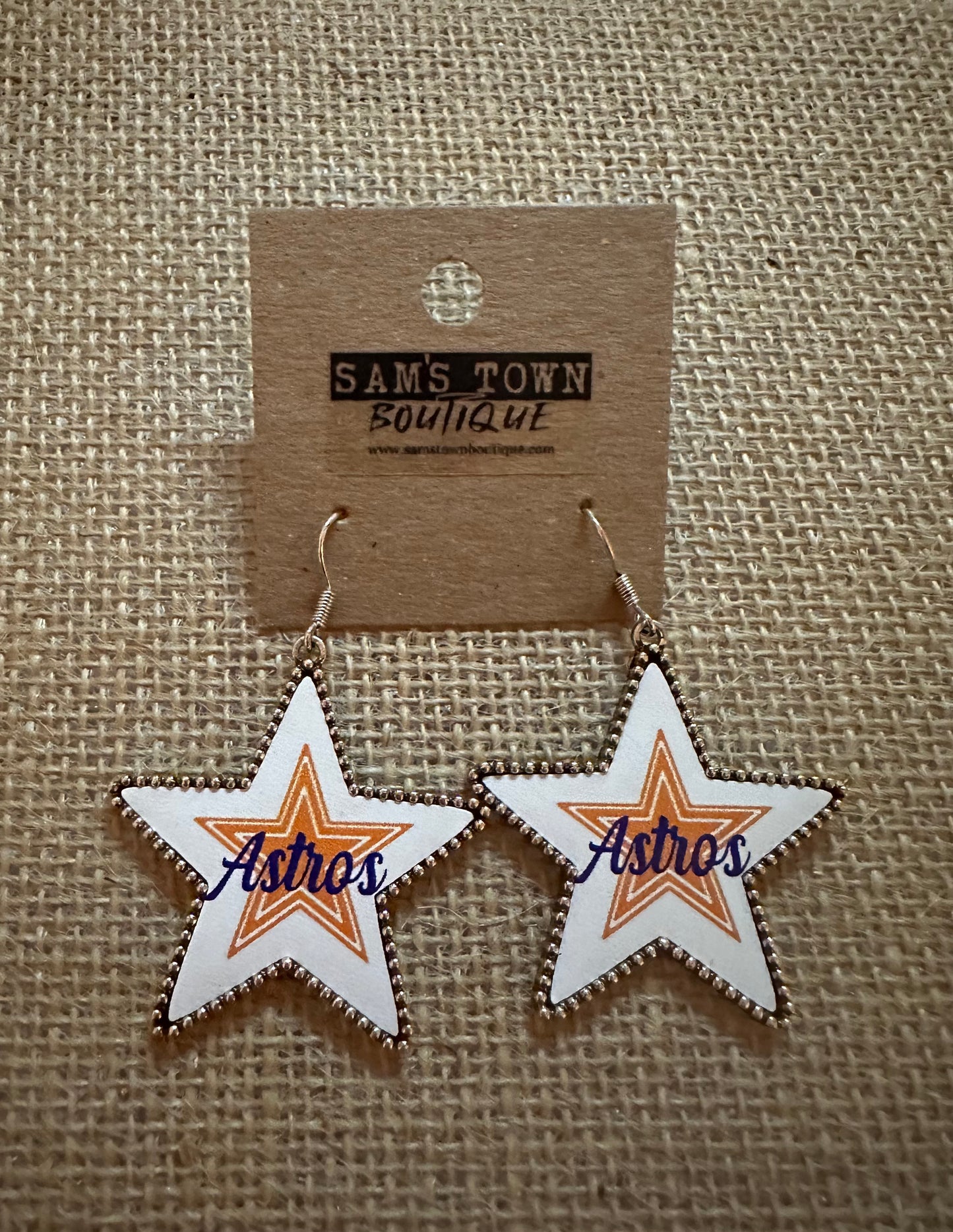 Astros Star Earrings