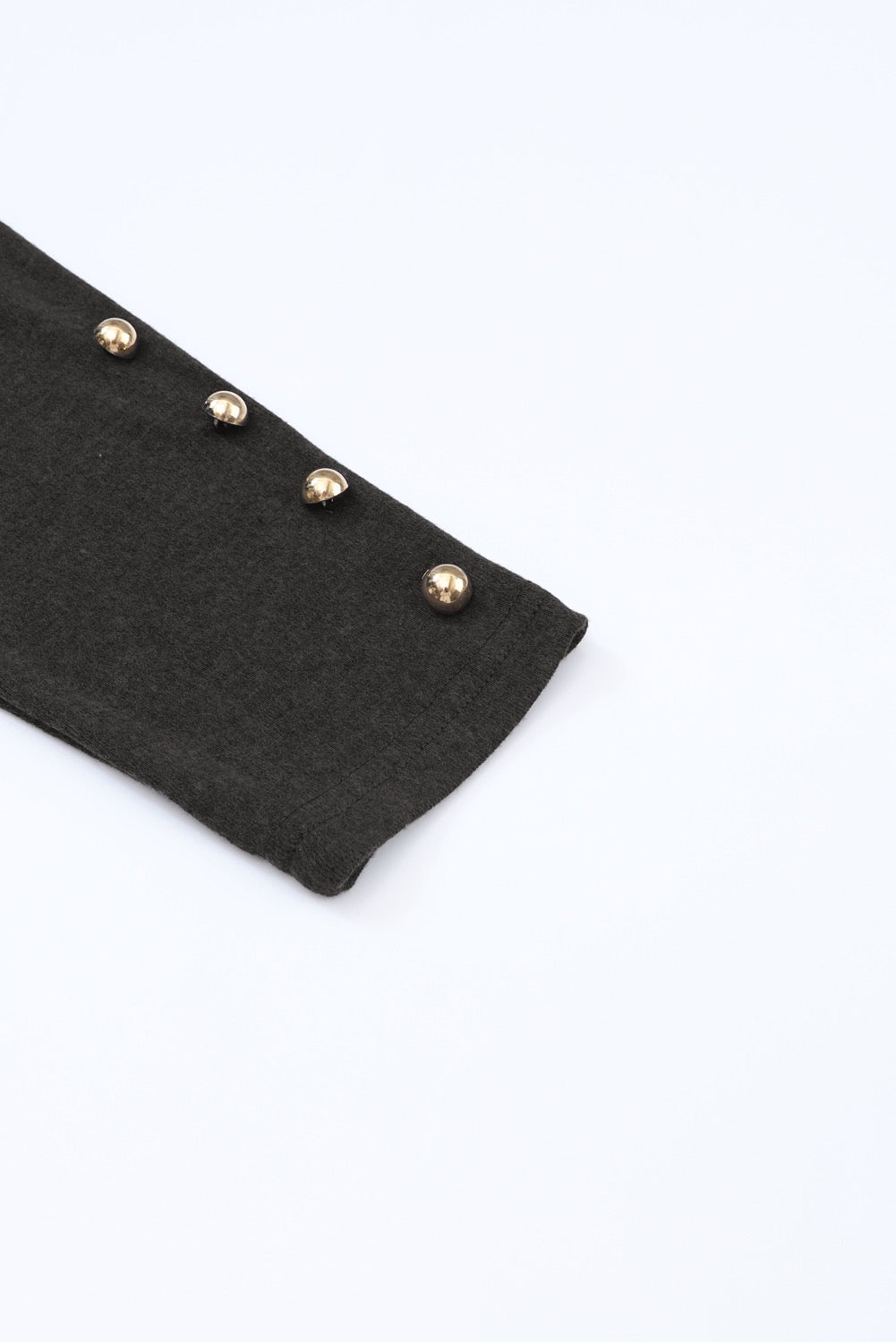Buttoned Puff Long Sleeve Top