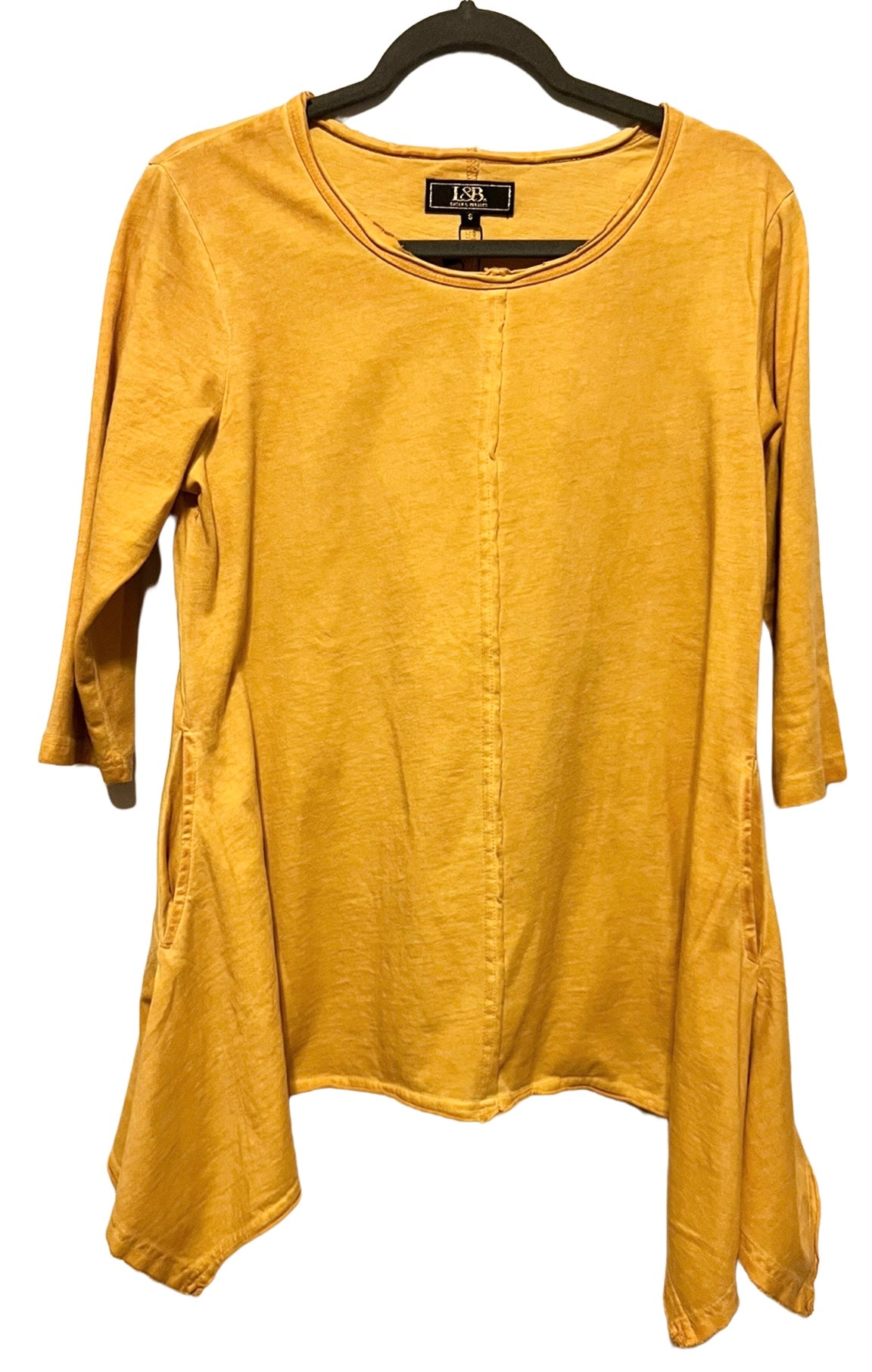Acid Wash Tunic Top