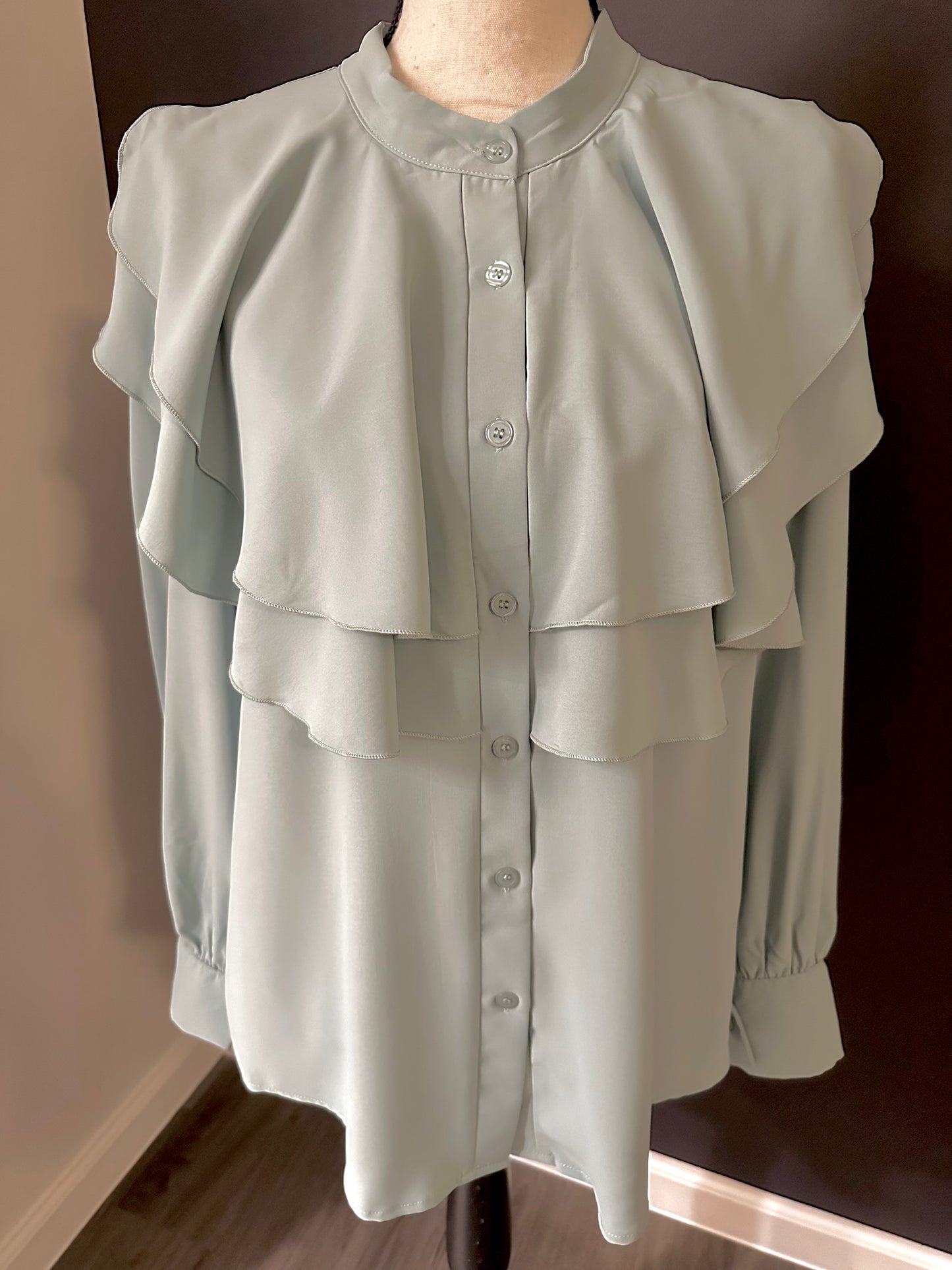 Tiered Ruffle Blouse