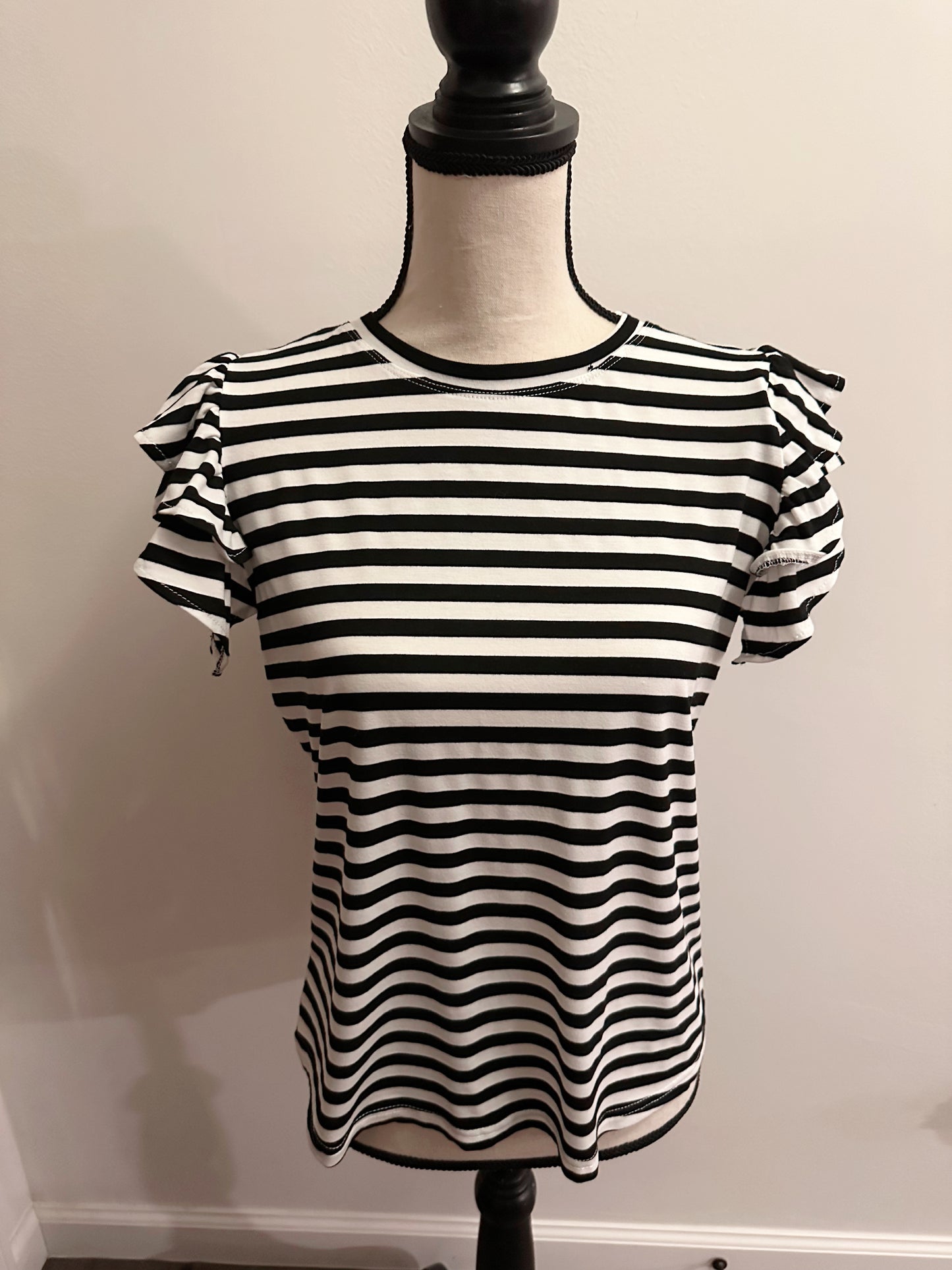 The Black & White Stripes Blouse