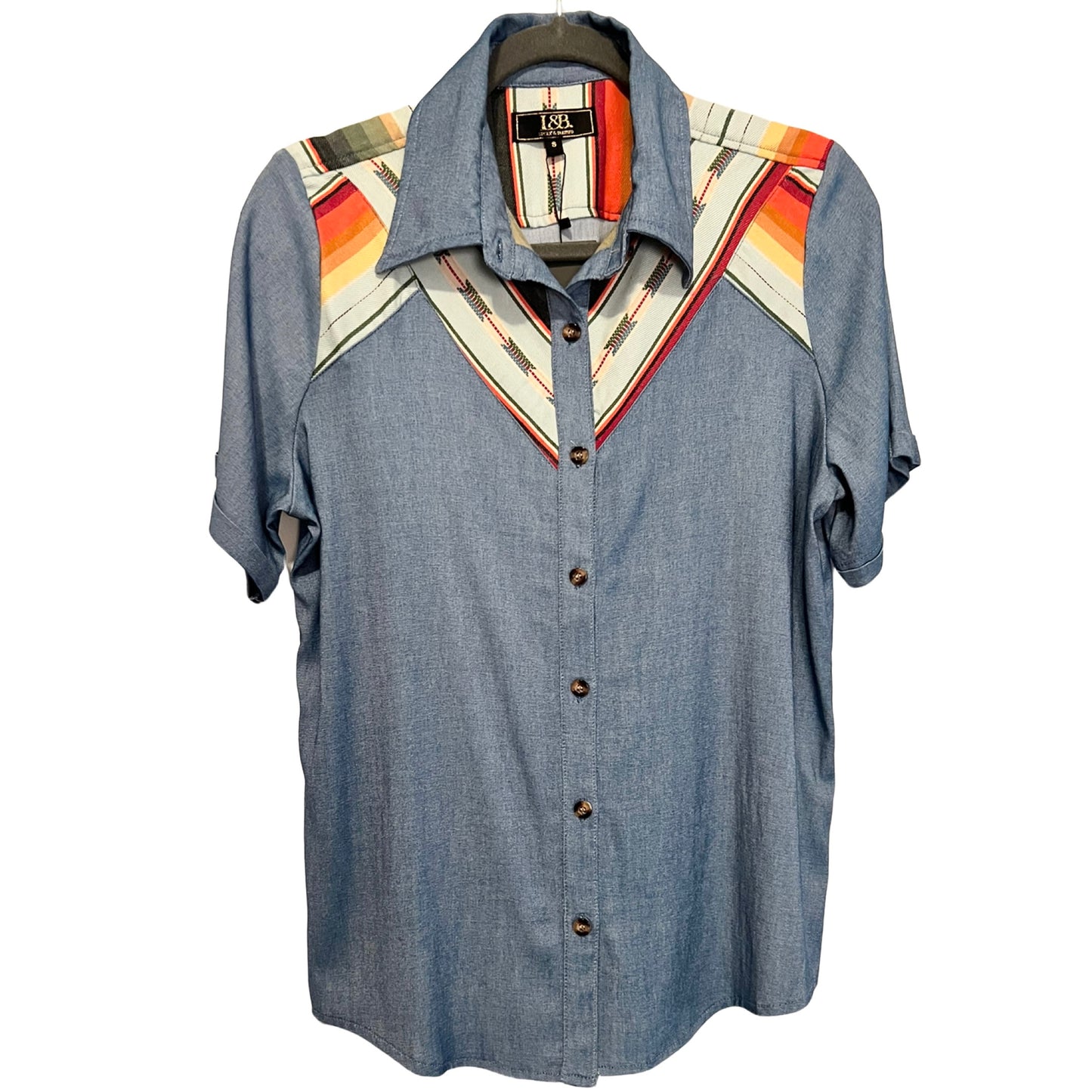 Serape Short Sleeve Top