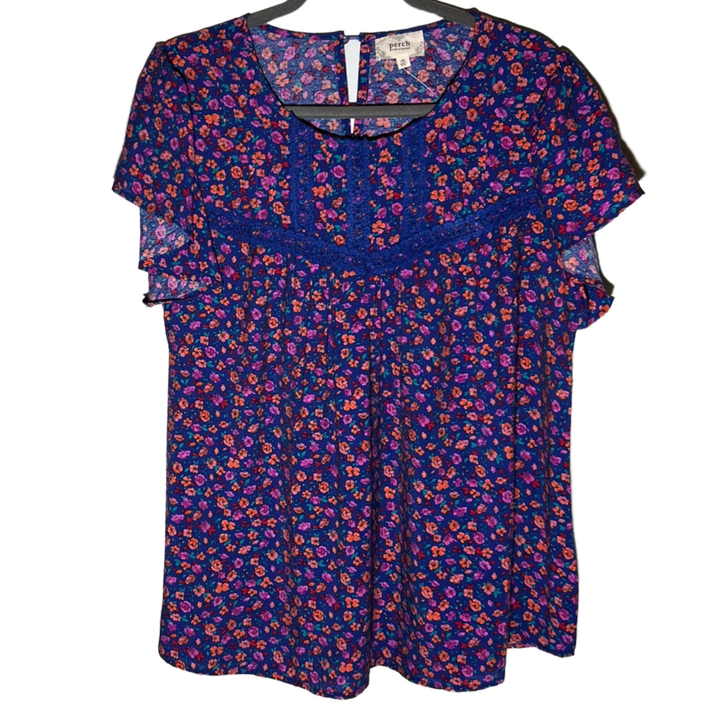 Plus Multi Floral Print Top