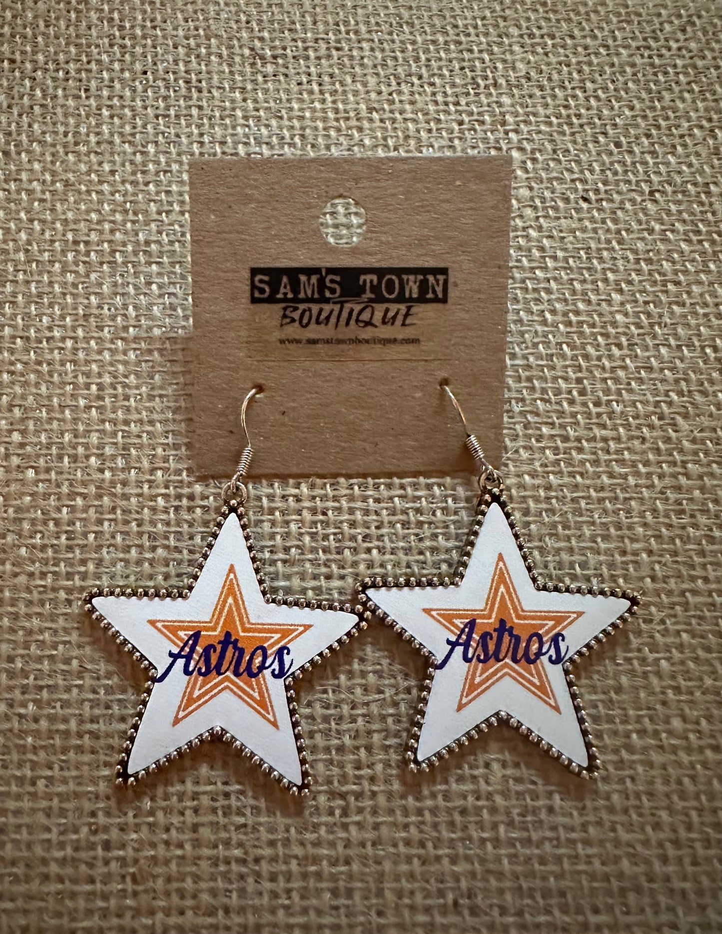 Astros Star Earrings