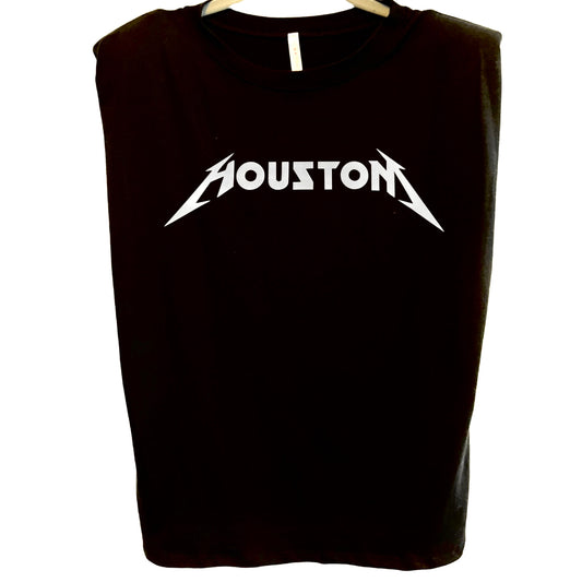 Rocker Houston Padded Shoulder Muscle Top