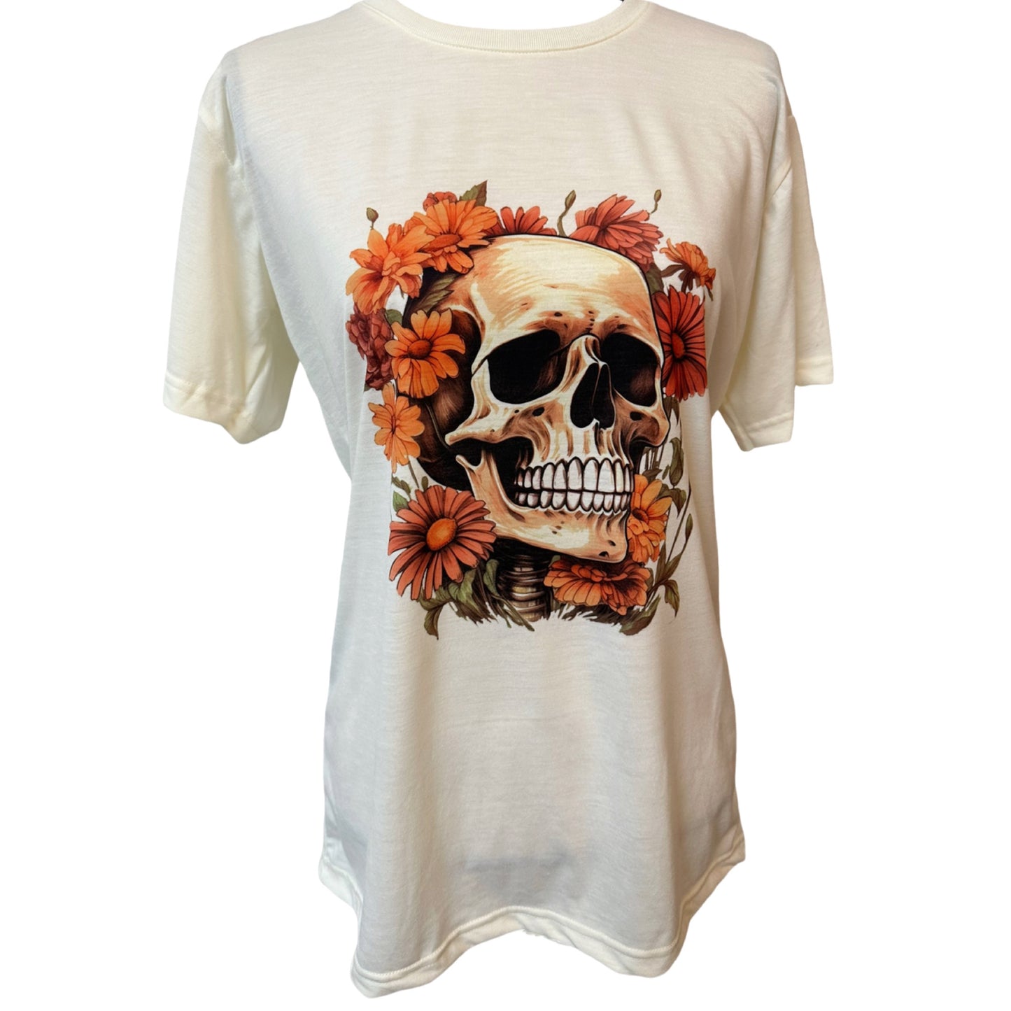 Autumn Skull Blossoms T-Shirt