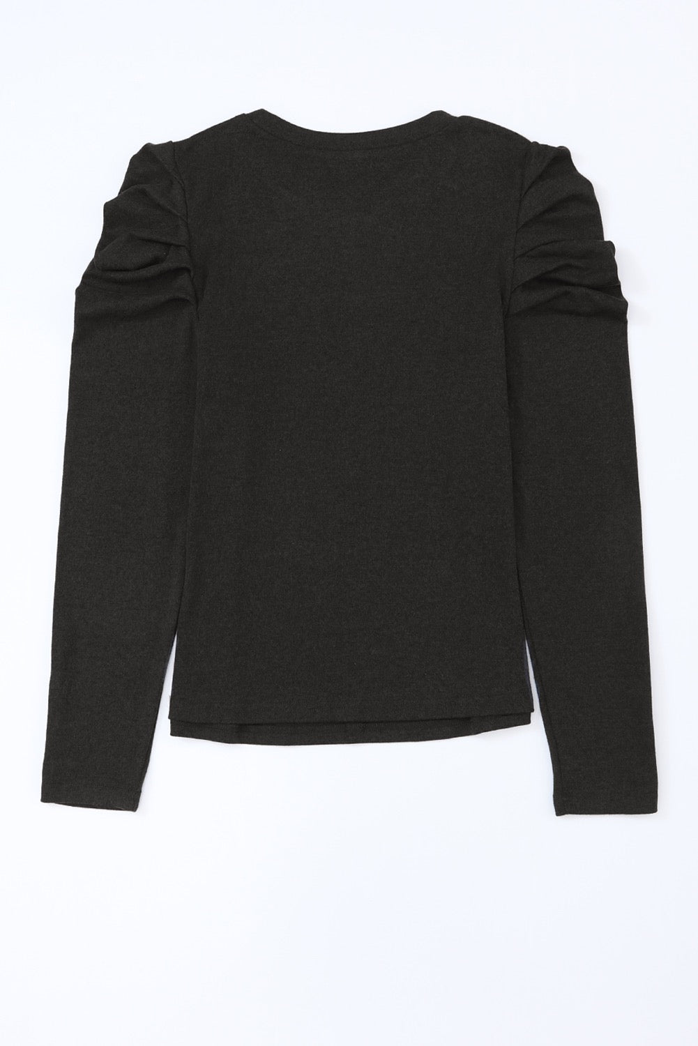 Buttoned Puff Long Sleeve Top